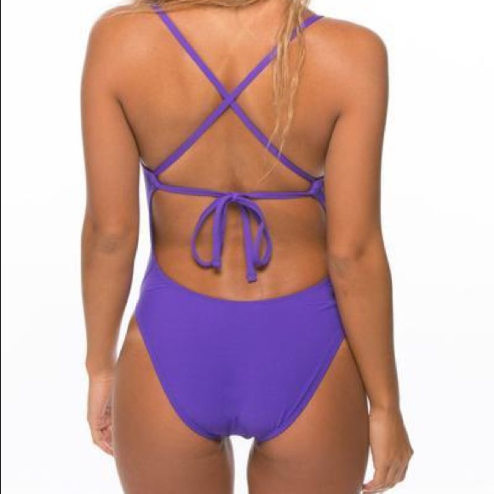 Jolyn Clothing Purple Jackson 2 One-Piece Swimsuit - Picture 2 of 6